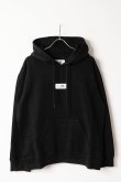 画像1: MM6 Maison Margiela エムエムシックス メゾンマルジェラ アンブラッシュドコットン フーディ{SH0GU0048M25025900-BFA} (1)