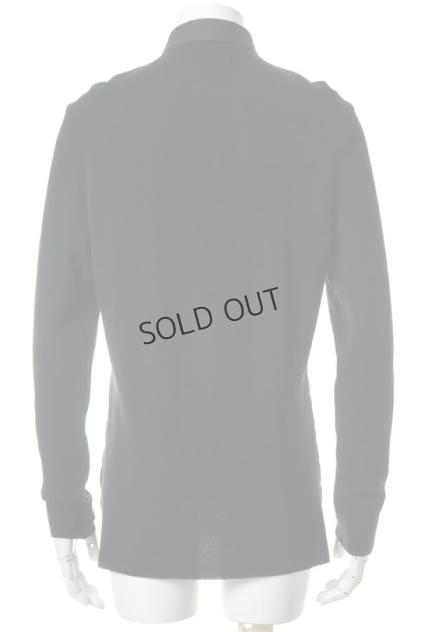 画像2: {SOLD}KRIS VAN ASSCHE クリスヴァンアッシュ SHIRT W/ KNITTED BACK＆SLEEVES{112SH120-5098-999-} (2)