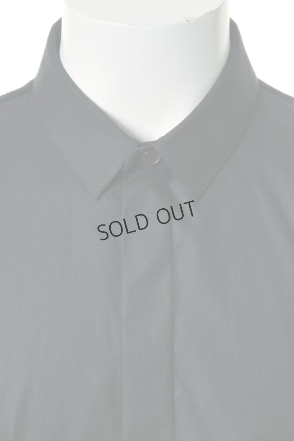 画像3: {SOLD}KRIS VAN ASSCHE クリスヴァンアッシュ SHIRT W/ KNITTED BACK＆SLEEVES{112SH120-5098-999-} (3)