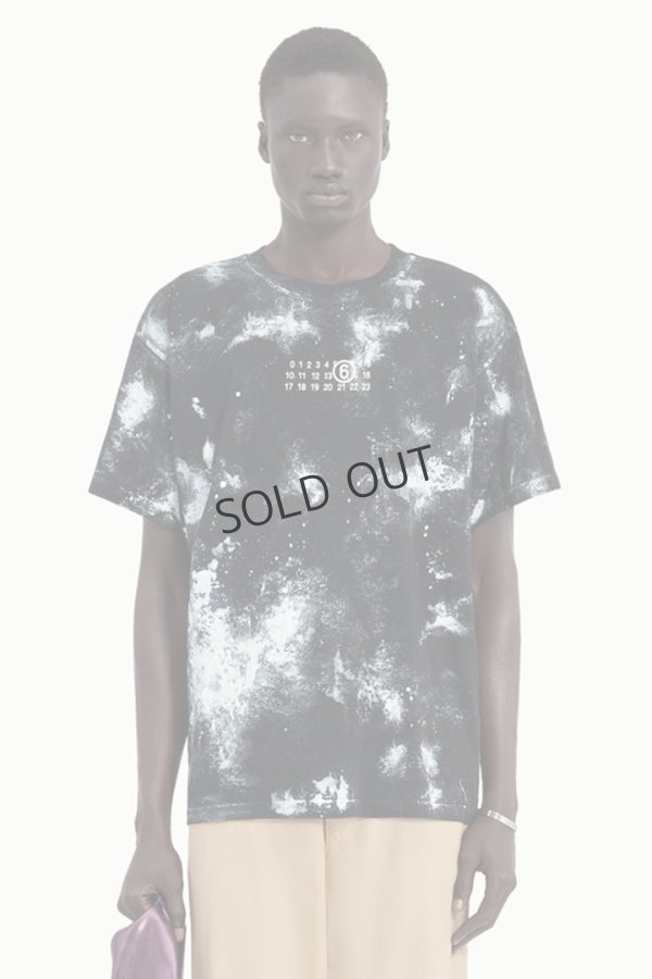 画像1: {SOLD}MM6 Maison Margiela エムエムシックス ホワイトペイント ジャージーTシャツ{SH2GC0039M20048900-BFS} (1)
