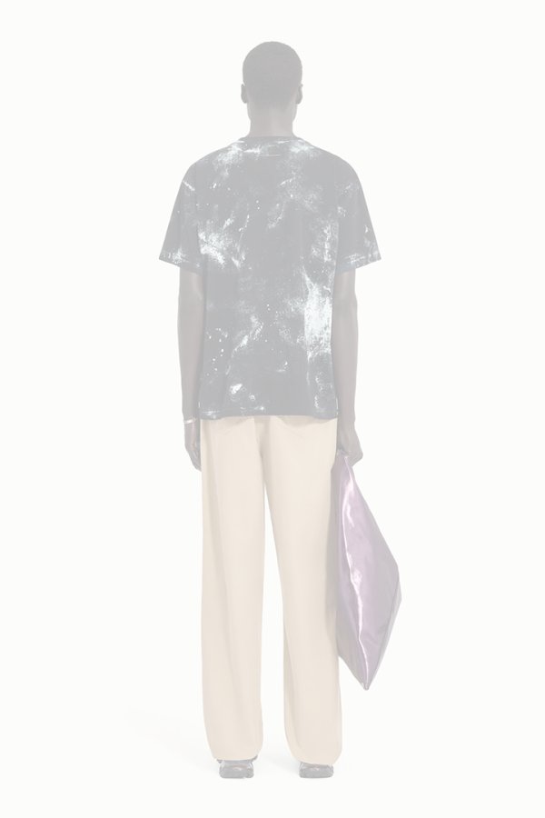 画像4:  {SOLD} MM6 Maison Margiela エムエムシックス メゾンマルジェラ ホワイトペイント ジャージーTシャツ{SH2GC0039M20048900-BFS} (4)
