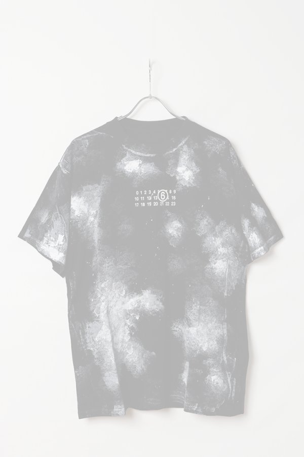 画像6:  {SOLD} MM6 Maison Margiela エムエムシックス メゾンマルジェラ ホワイトペイント ジャージーTシャツ{SH2GC0039M20048900-BFS} (6)