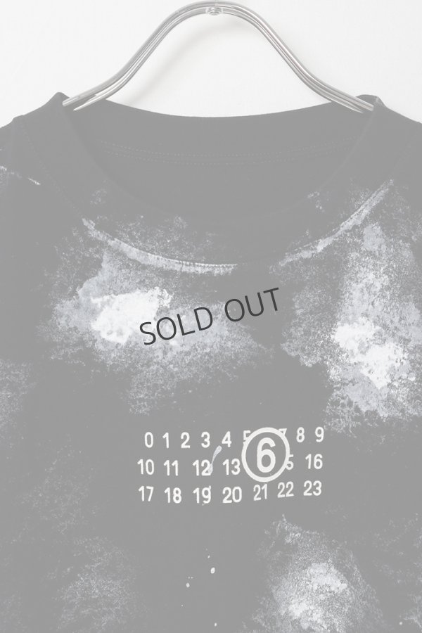 画像7: {SOLD}MM6 Maison Margiela エムエムシックス ホワイトペイント ジャージーTシャツ{SH2GC0039M20048900-BFS} (7)