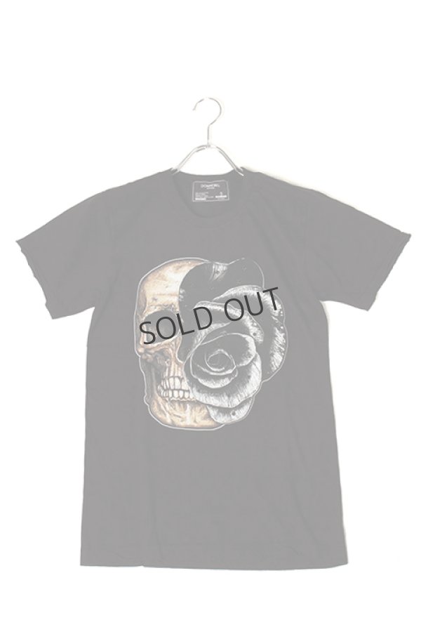 画像1: {SOLD}DOMREBEL ドムレーベル SKULL T-SHIRT ブラックスワロフスキー/カスタムモデル{-AHS} (1)
