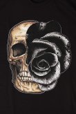 画像3: DOMREBEL ドムレーベル SKULL T-SHIRT ブラックスワロフスキー/カスタムモデル{-AHS} (3)