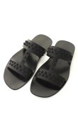 画像2: {SOLD}PHILIPP PLEIN HOMME フィリッププレインオム sandals "stars" black{-ADS} (2)