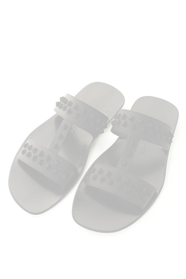 画像2:   PHILIPP PLEIN HOMME フィリッププレインオム sandals "stars" black{-ADS} (2)