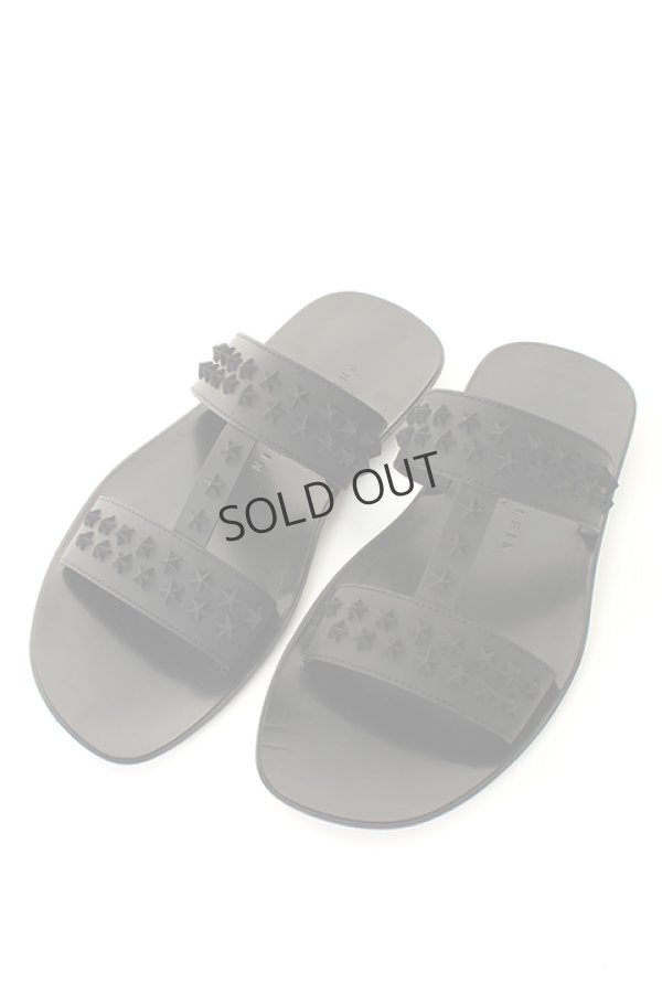 画像2: {SOLD}PHILIPP PLEIN HOMME フィリッププレインオム sandals "stars" black{-ADS} (2)