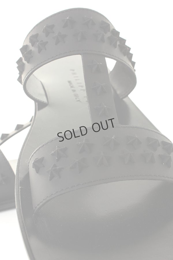 画像3: {SOLD}PHILIPP PLEIN HOMME フィリッププレインオム sandals "stars" black{-ADS} (3)
