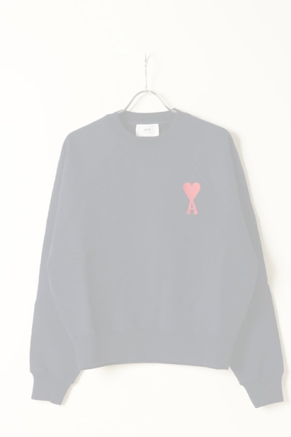 画像1:   AMI PARIS アミ パリス AMI MENS SWEAT {-BCS}  :SPEUSW022-NVY  (1)