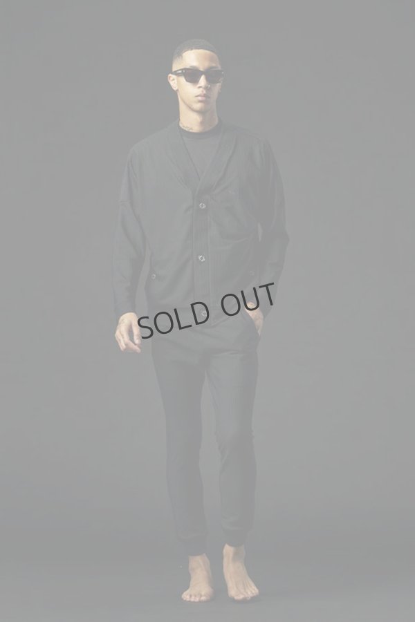 画像2: {SOLD}1piu1uguale3 ウノピゥウノウグァーレトレ 113 SPORT RIB MESH CARDIGAN{-BES} (2)