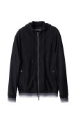 画像5: 1piu1uguale3 ウノピゥウノウグァーレトレ 113 SPORT NEW ZIP UP MESH PARKA BORDER RIB{-BFS} (5)