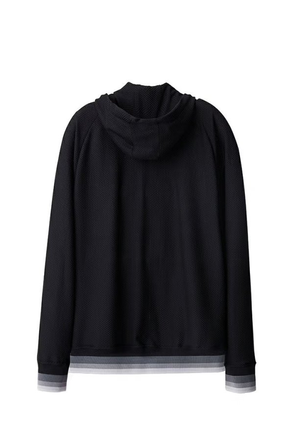 画像6: 1piu1uguale3 ウノピゥウノウグァーレトレ 113 SPORT NEW ZIP UP MESH PARKA BORDER RIB{-BFS} (6)