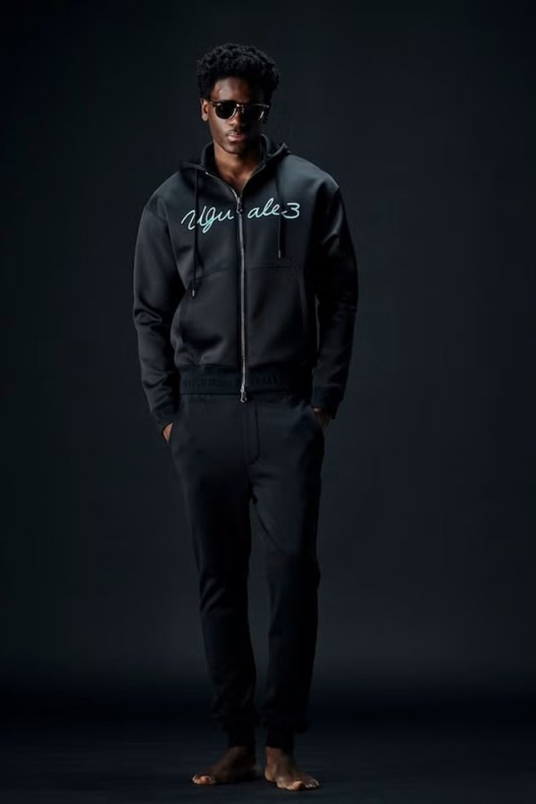 画像3: 1piu1uguale3 ウノピゥウノウグァーレトレ COLOR COMBINATION HOODIE{-BFA} (3)