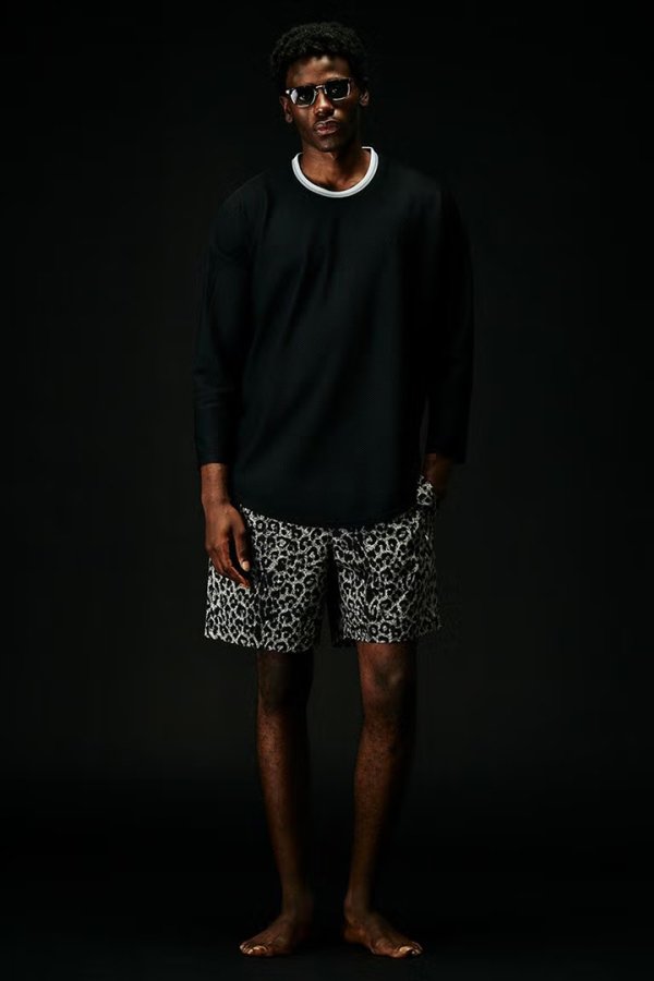 画像6: 1piu1uguale3 ウノピゥウノウグァーレトレ CRUISE AIR LEOPARD SHORTS{-BFS} (6)