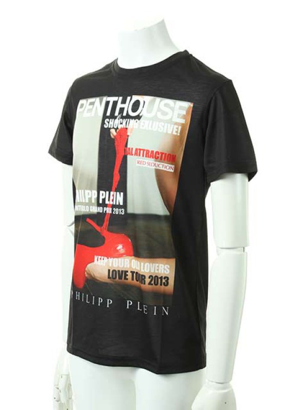 画像3: 【 50%OFF セール41,381円→20,691円】 PHILIPP PLEIN HOMME フィリッププレインオム t-shirt penthouse naked{SS13-HM9201-BLK-ACS} (3)