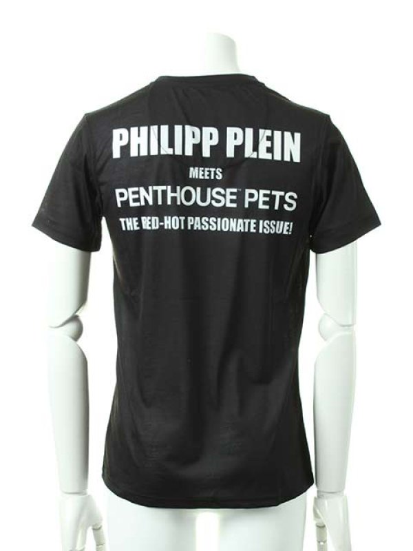 画像4: 【 50%OFF セール41,381円→20,691円】 PHILIPP PLEIN HOMME フィリッププレインオム t-shirt penthouse naked{SS13-HM9201-BLK-ACS} (4)