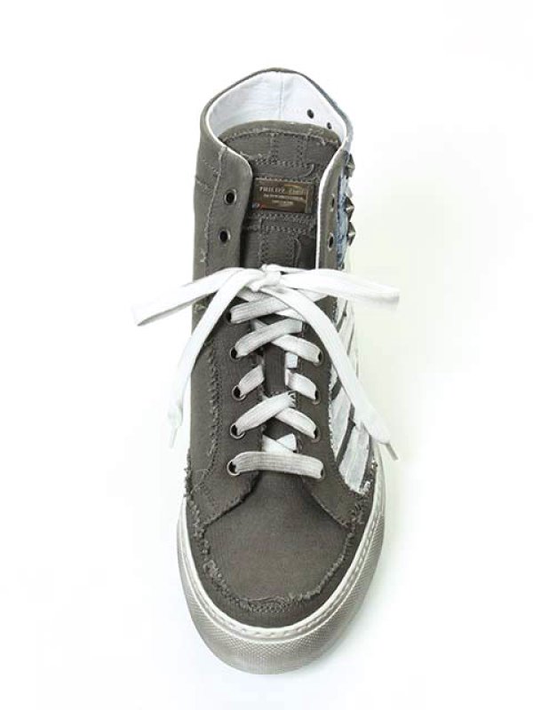 画像3: 【 50%OFF セール120,476円→60,238円】 PHILIPP PLEIN HOMME フィリッププレインオム sneaker the american（スニーカー）{SS13-SM08707-02BLK-ACS} (3)