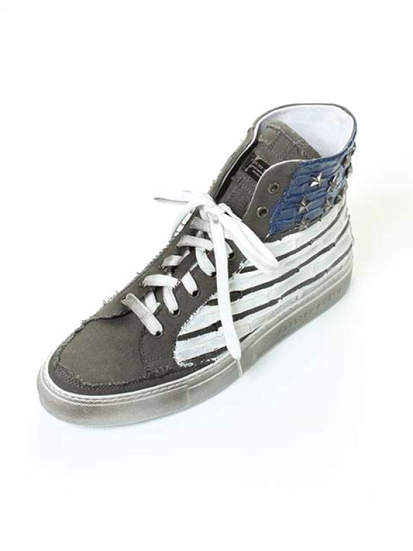 画像4: 【 50%OFF セール120,476円→60,238円】 PHILIPP PLEIN HOMME フィリッププレインオム sneaker the american（スニーカー）{SS13-SM08707-02BLK-ACS} (4)