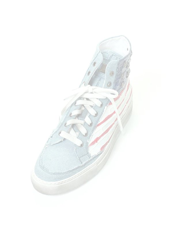 画像4:   PHILIPP PLEIN HOMME フィリッププレインオム sneaker the american（スニーカー）{SS13-SM08707-13RED-ACS} (4)