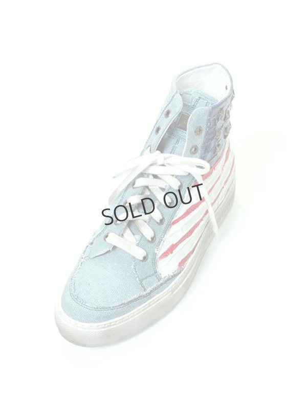 画像4: {SOLD}PHILIPP PLEIN HOMME フィリッププレインオム sneaker the american（スニーカー）{SS13-SM08707-13RED-ACS} (4)