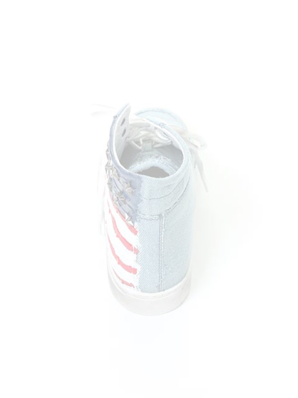 画像5:   PHILIPP PLEIN HOMME フィリッププレインオム sneaker the american（スニーカー）{SS13-SM08707-13RED-ACS} (5)