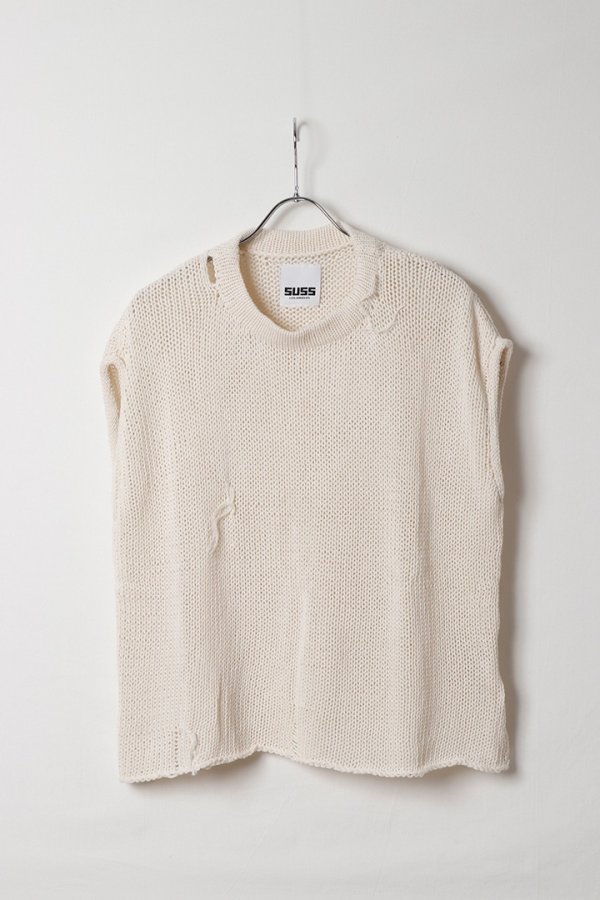 画像1: SUSS スス THE INTARSIA MUSCLE TEE SOLID{-BFS} (1)