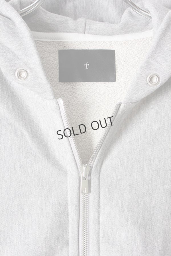 画像5: {SOLD}T' ティー Sweat Zip Parka Long Sleeve BASIC{-AIS} (5)