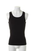 画像1: T' ティー 【underbar Limited】"GIZA45"Egyptian Organic Cotton Tank top No Sleeve BASIC（H318）{T01-UNDERBAR-BLACK-AHS} (1)