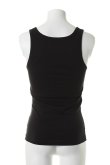 画像2: T' ティー 【underbar Limited】"GIZA45"Egyptian Organic Cotton Tank top No Sleeve BASIC（H318）{T01-UNDERBAR-BLACK-AHS} (2)