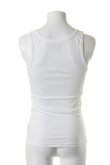 画像2: T' ティー 【underbar Limited】"GIZA45"Egyptian Organic Cotton Tank top No Sleeve BASIC（H318）{T01-UNDERBAR-WHITE-AHS} (2)