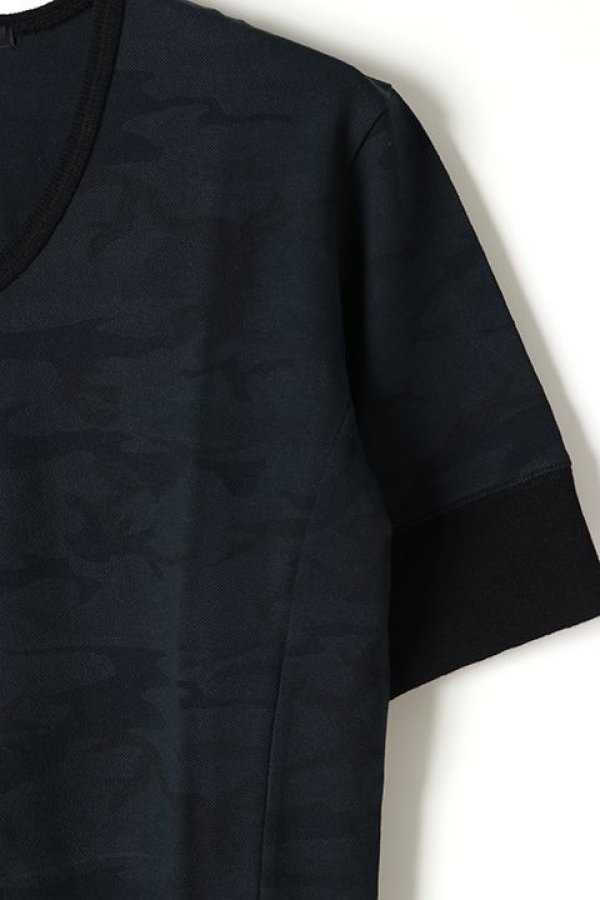 画像3: 【 20%OFF セール17,600円→14,080円】 AKM エイケイエム ORIGINAL 40/2 KANOKO 【CAMO】 V-NECK T{-AFS} (3)