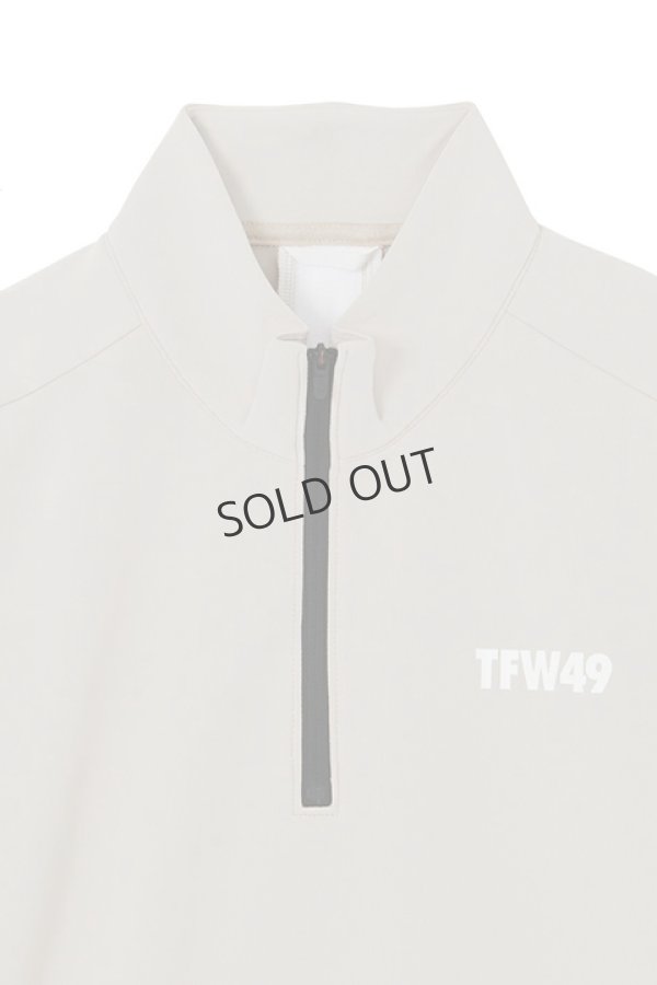 画像4: {SOLD}TFW49 ティーエフダブリューフォーティーナイン MOCK NECK HALF ZIP{-BDS} (4)