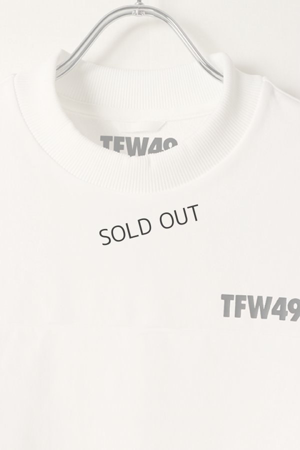 画像2: {SOLD}TFW49 ティーエフダブリューフォーティーナイン THICK COLLAR CREW NECK PRINT LONG T{-BDS} (2)
