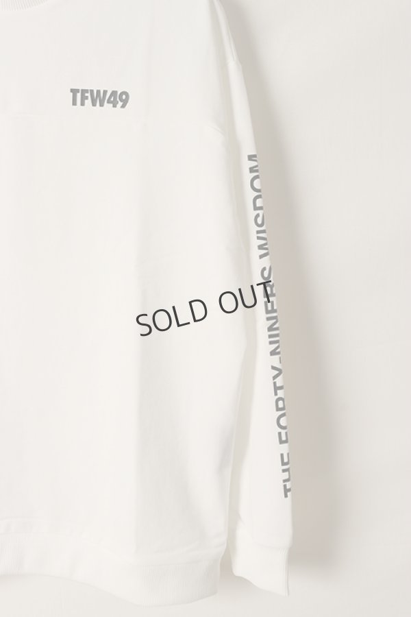 画像3: {SOLD}TFW49 ティーエフダブリューフォーティーナイン THICK COLLAR CREW NECK PRINT LONG T{-BDS} (3)