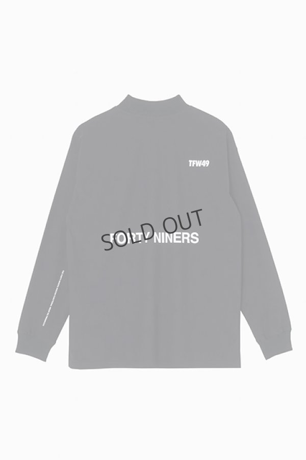 画像2: {SOLD}TFW49 ティーエフダブリューフォーティーナイン HALF MOCKNECK LONG T{-BDA} (2)