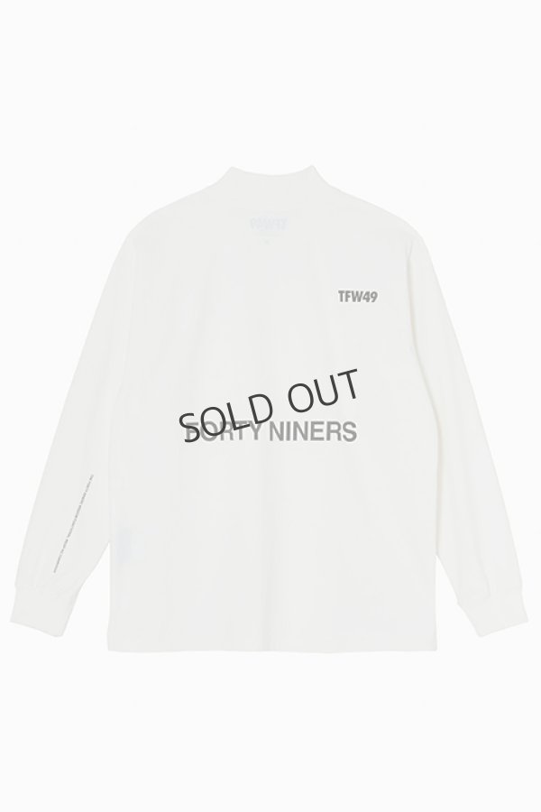 画像2: TFW49 ティーエフダブリューフォーティーナイン HALF MOCKNECK LONG T{-BDA} (2)