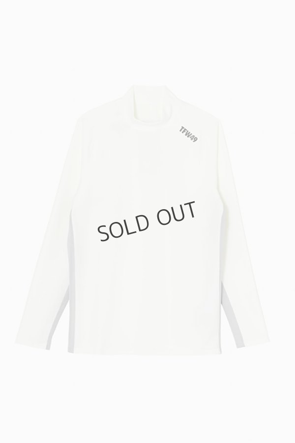画像1: TFW49 ティーエフダブリューフォーティーナイン SIDE MESH MOCKNECK LONG SLEEVE{-BDA} (1)