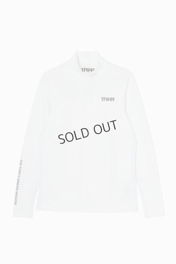画像1: {SOLD}TFW49 ティーエフダブリューフォーティーナイン WARM MOCKNECK L/S T{-BDA} (1)
