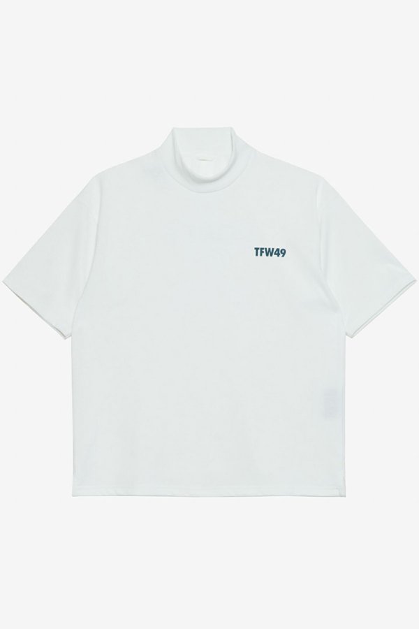 画像1: 【 10%OFF セール20,900円→18,810円】 TFW49 ティーエフダブリューフォーティーナイン HALF MOCKNECK TEE{-BEA} (1)