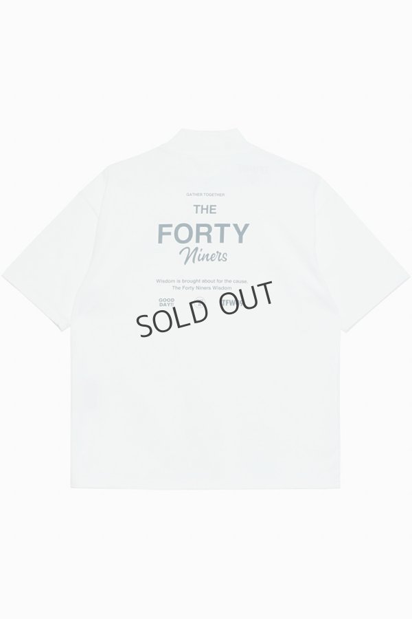 画像2: TFW49 ティーエフダブリューフォーティーナイン HALF MOCKNECK TEE{-BEA} (2)