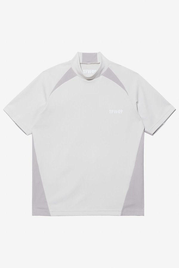 画像1: TFW49 ティーエフダブリューフォーティーナイン SIDE PANEL SHORT SLEEVE MOCKNECK{-BEA} (1)