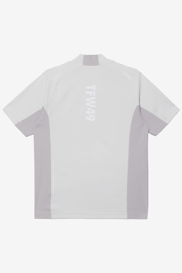画像2: TFW49 ティーエフダブリューフォーティーナイン SIDE PANEL SHORT SLEEVE MOCKNECK{-BEA} (2)