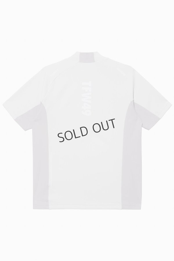 画像2: {SOLD}TFW49 ティーエフダブリューフォーティーナイン SIDE PANEL SHORT SLEEVE MOCKNECK{-BEA} (2)