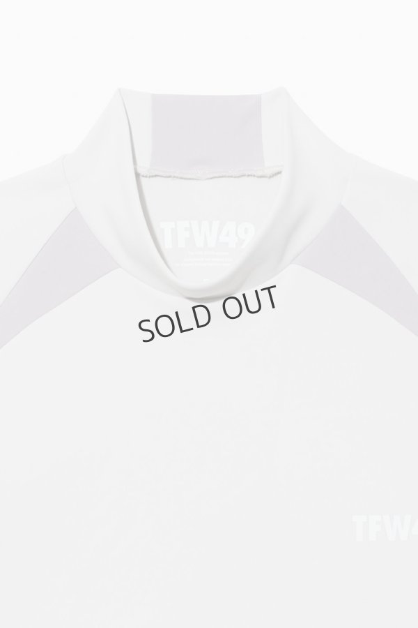 画像3: {SOLD}TFW49 ティーエフダブリューフォーティーナイン SIDE PANEL SHORT SLEEVE MOCKNECK{-BEA} (3)