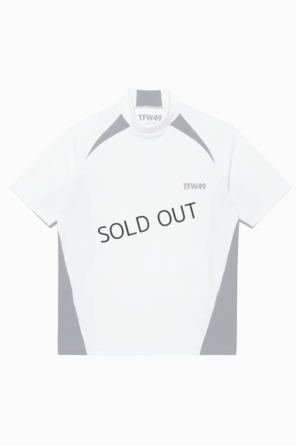 画像1: TFW49 ティーエフダブリューフォーティーナイン SIDE PANEL SHORT SLEEVE MOCKNECK{-BEA} (1)