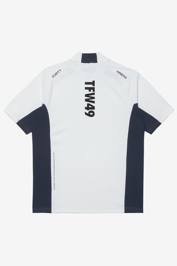 画像2: TFW49 ティーエフダブリューフォーティーナイン SIDE PANEL SHORT SLEEVE MOCKNECK{-BEA} (2)