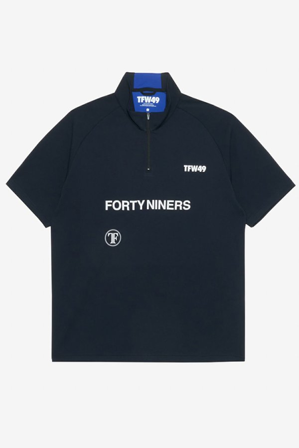 画像1: 【 10%OFF セール28,600円→25,740円】 TFW49 ティーエフダブリューフォーティーナイン HALF ZIP SS MOCKNECK{-BEA} (1)