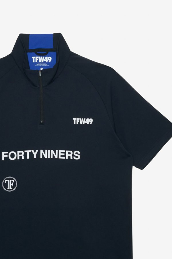画像4: 【 10%OFF セール28,600円→25,740円】 TFW49 ティーエフダブリューフォーティーナイン HALF ZIP SS MOCKNECK{-BEA} (4)