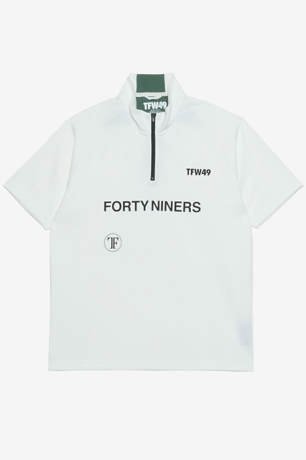 画像1: 【 20%OFF セール28,600円→22,880円】 TFW49 ティーエフダブリューフォーティーナイン HALF ZIP SS MOCKNECK{-BEA} (1)